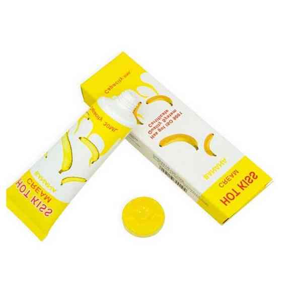 Лубрикант "Hot Kiss" на водній основі 30 мл - Банан - Інтимна змазка Вінниця