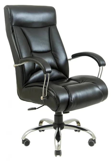 Офисное Кресло Руководителя Richman Magistr Titan Black Хром М3 MultiBlock Черный Киев - изображение 1