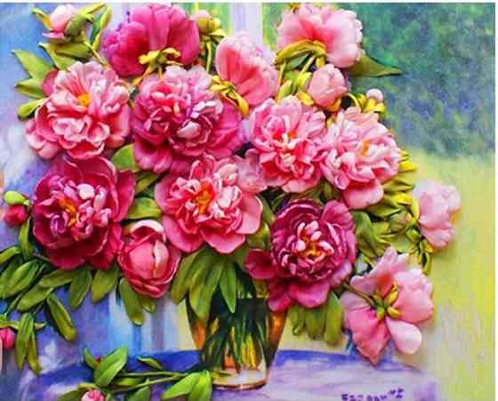Алмазна мозаїка SANTI "Ароматні квіти", 30*40см, шт Київ