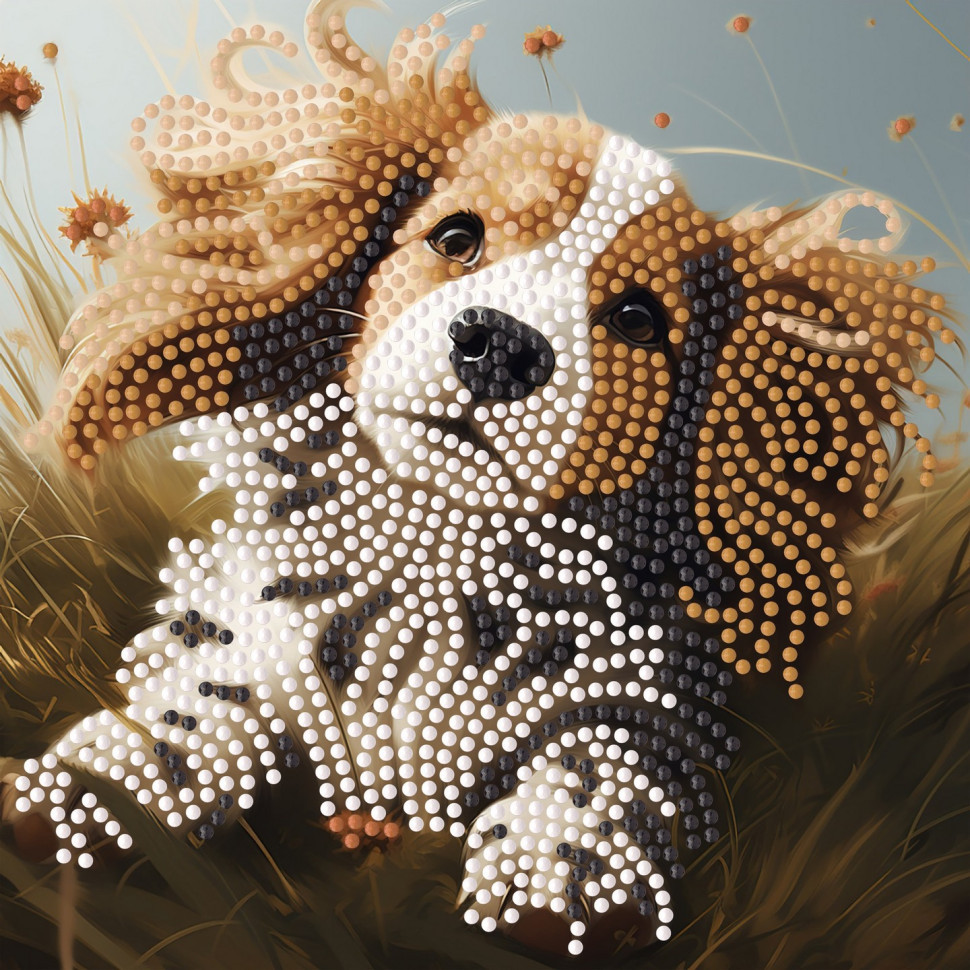 Алмазна мозаїка "Дружечок" ZAV1818-15, 18х18 см Вінниця - фото 1