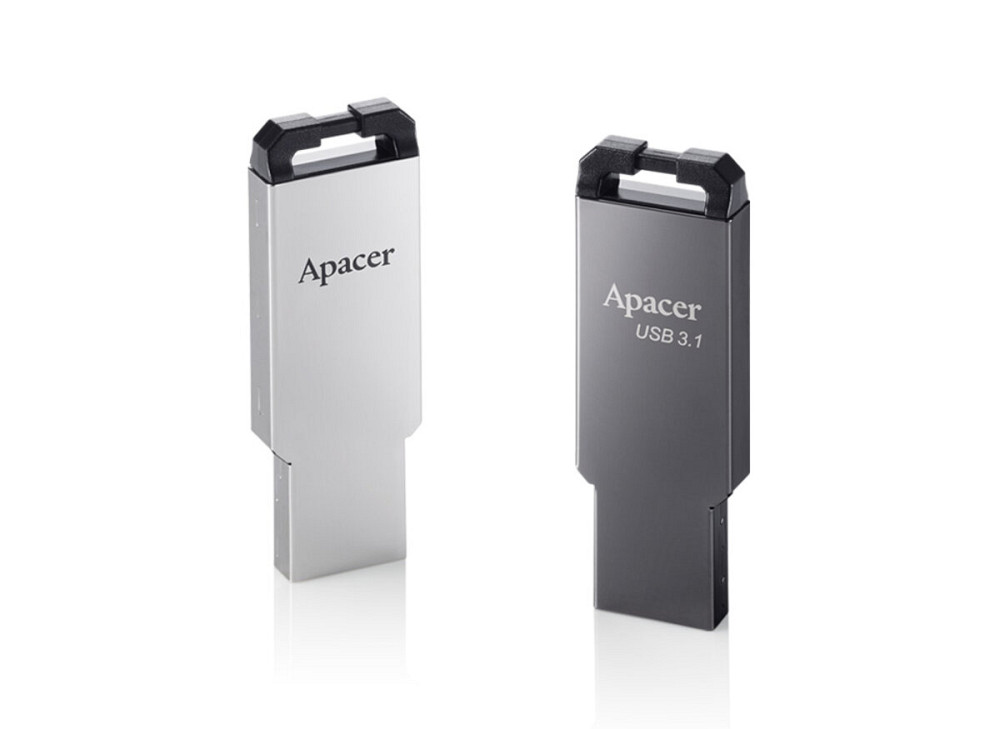 Flash Apacer USB 3.1 AH360 16Gb metal Ashy Київ - фото 3