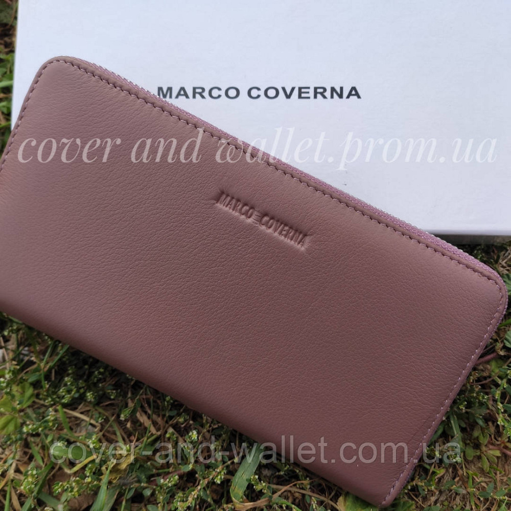 Женский кожаный кошелек на молнии свет розовый Marco Coverna MC 7003-6 Киев - изображение 15