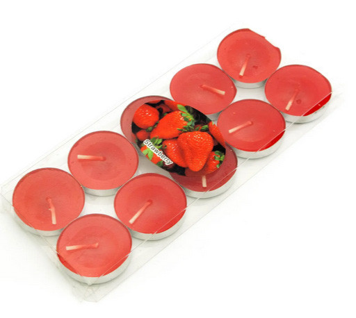 Свічки чайні червоні 10 шт. Київ - фото 1