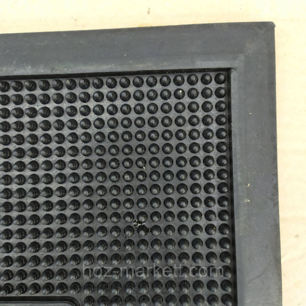 Килимок гумовий Велком напівкруглий розмір 90 см х 60 см Харків - фото 3