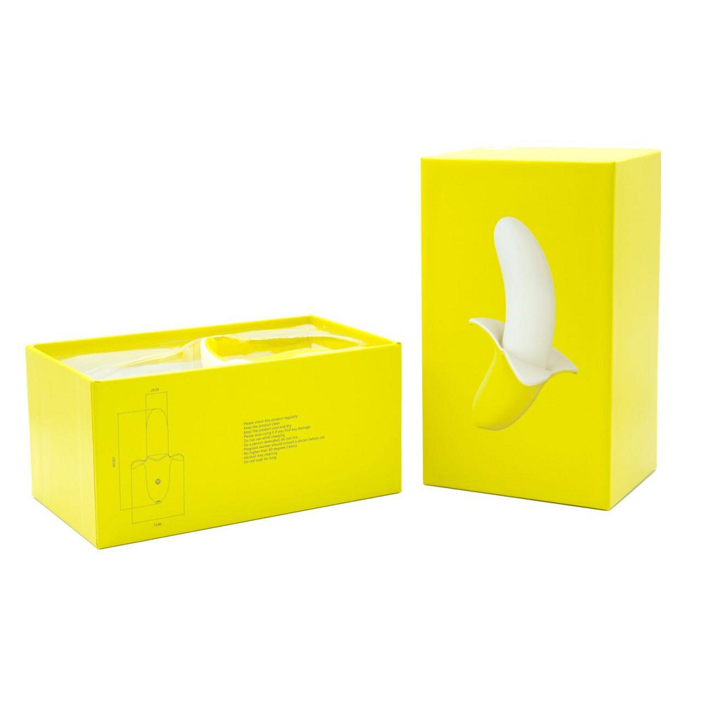 Вибратор-банан Banana Bliss Mini Silicone Vibrator, вагинально-клиторальная стимуляция, 10 режимов Sex Aura Киев - изображение 9
