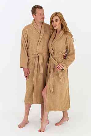 Женский халат Ideal Textile банный махровый бежевый S (56860764) Черновцы