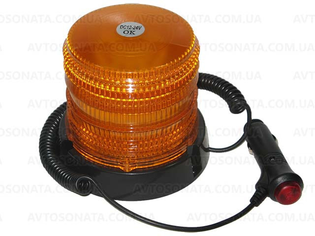 Мигалка LP-12240 PULSO желтая светодиодная 12-24v/7.2w/36SMD-5050 в прикур/выкл Винница - изображение 2