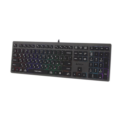 Клавиатура A4Tech FX60H USB Grey Neon backlit Винница - изображение 2