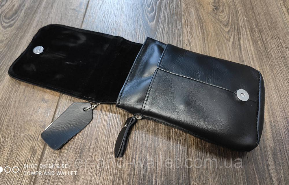 Маленькая кожаная мужская сумка на пояс Vintage 14691 Киев - изображение 3