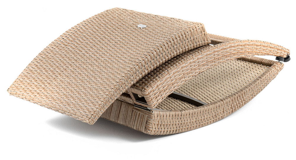 Садовий шезлонг Di Volio Ciampino бежево/сірий Киев - изображение 10