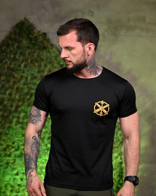 Тактическая потоотводящая футболка сППОкій black ПП7715 Одесса - изображение 10