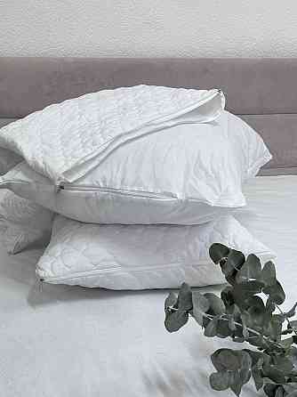 Ecotton Подушка Ecotton 50х70 см антиалергенна подвійна з чохлом наволочкою на блискавці із мік Київ