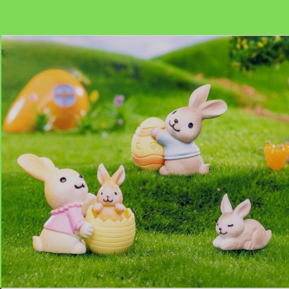 Набор фигурок Кролики с Крашенками  7 шт Одесса - изображение 3