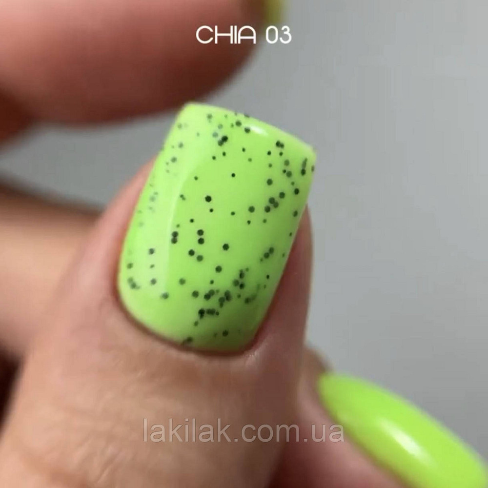 Гель-лак Toki-Toki Chia 03 зелений лайм 5мл Херсон - фото 1