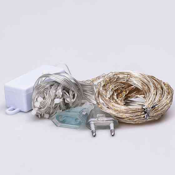 Гірлянда штора LED GarlandoPro Роса 200LED 3х2м 8 режимів Київ