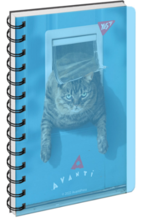 Зошит із роздільниками В6/144 арк. "Yes" пласт. обкл. Cat, 160140, шт Київ