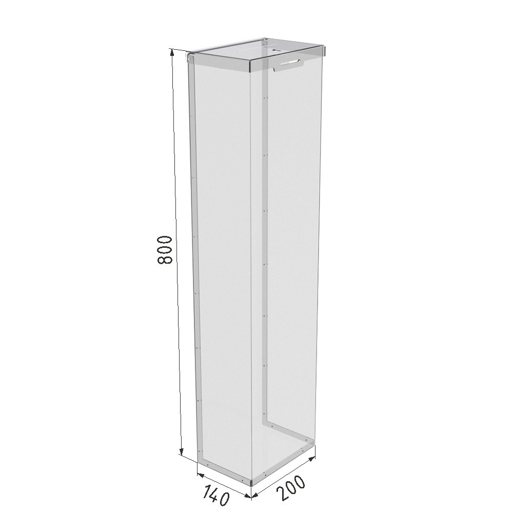 Ящик для пожертвований EKOSTAR 800x200x140 Киев - изображение 4