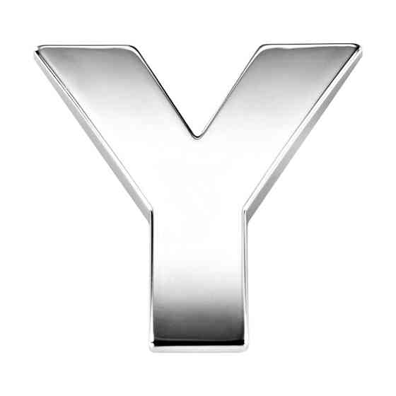 Наклейка 2 см Буква Y Київ