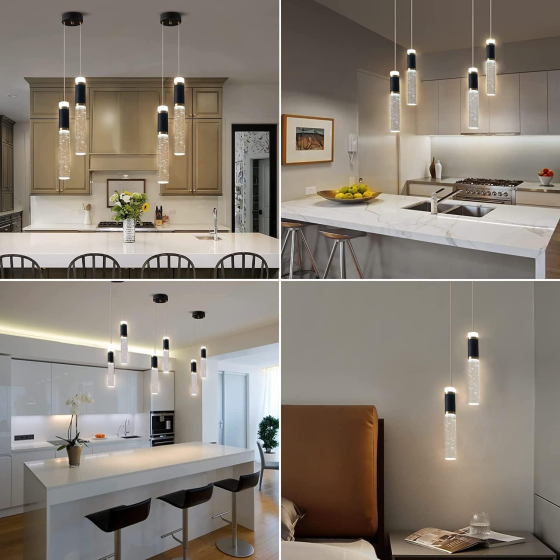 Сучасна кришталева підвісна люстра SXLXQM на 2 лампи Луцк