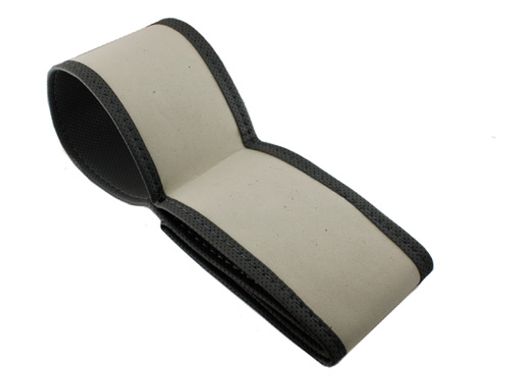 Сіра оплетка-чохол на кермо з екошкіри для авто Київ - фото 12