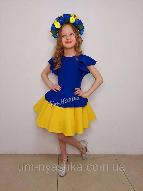 Синьо-жовта святкова сукня в патріотичних кольорах Кривой Рог - изображение 4