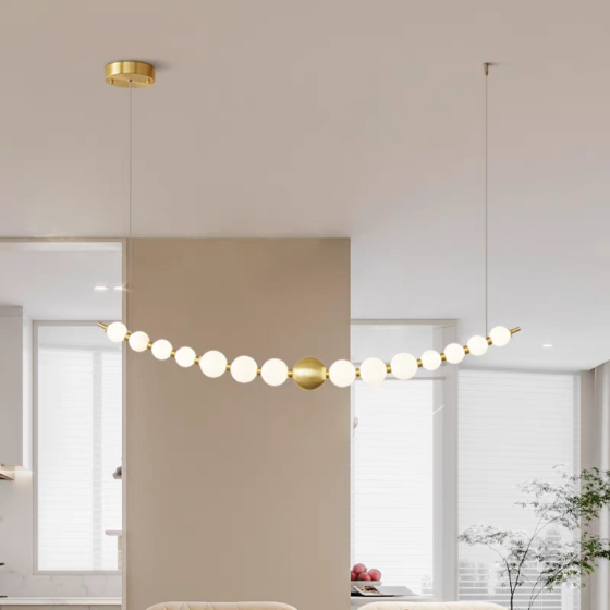 Люстра сучасна підвісна перлина VALESO G3872-15 Copper 27W Коломия