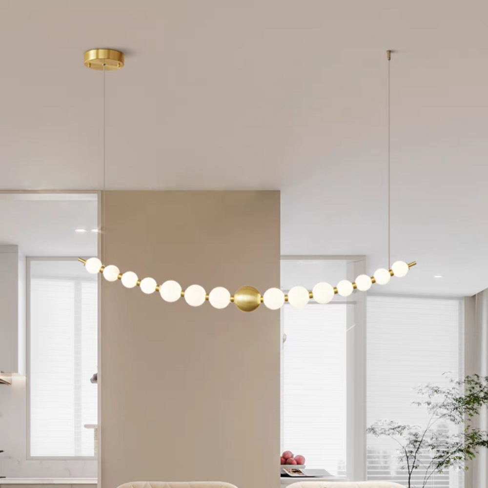 Люстра сучасна підвісна перлина VALESO G3872-15 Copper 27W Коломия - фото 4