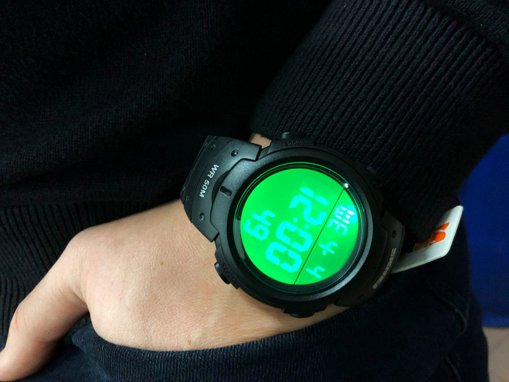 Часы военные мужские SKMEI, Современные военные часы, Лучшие тактические часы армейские скмей YJ-21 Киев - изображение 8