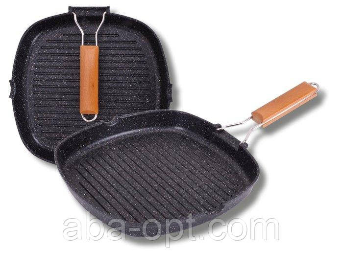 Сковорода гриль с гранитным покрытием 24 х 24 см ( шт ).Aba-Opt Одесса - изображение 1