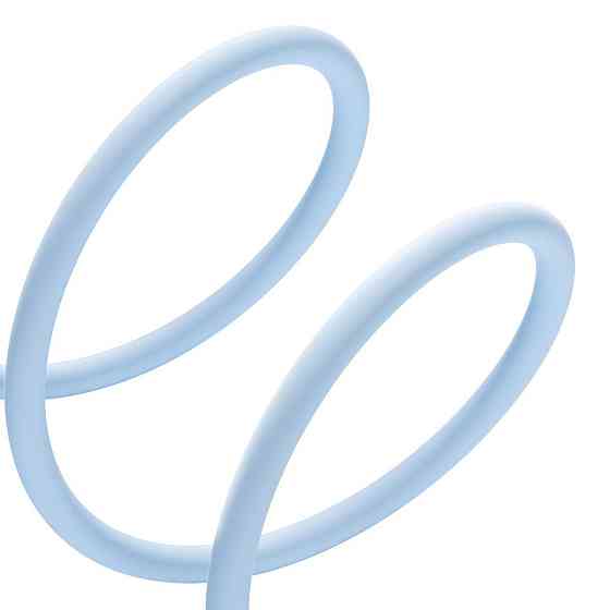 Кабель Lightning Type-C гнучкий 1.2м 20Вт блакитний Baseus Jelly Liquid Silica Gel CAGD020003 Київ