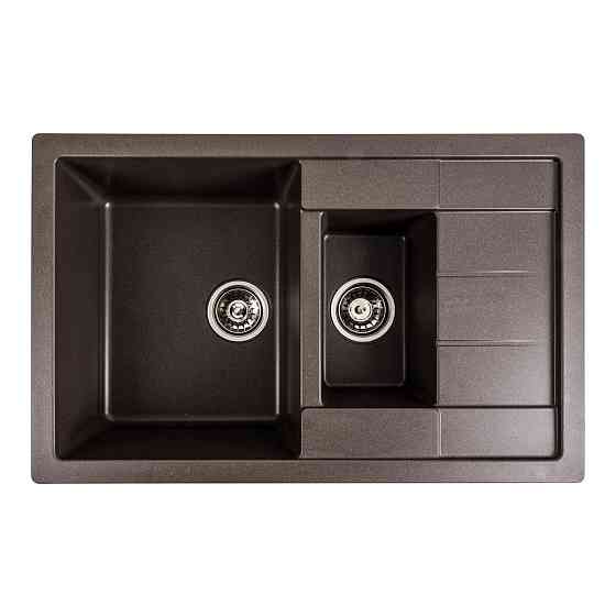 VALESO Гранітна мийка для кухні VALESO TOSKANA 7850W матова Темна скеля Киев