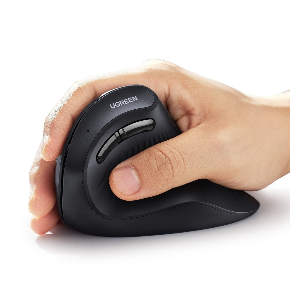 Маніпулятор миша бездротова UGREEN MU008 Multi-mode Vertical Mouse Black Одеса - фото 15