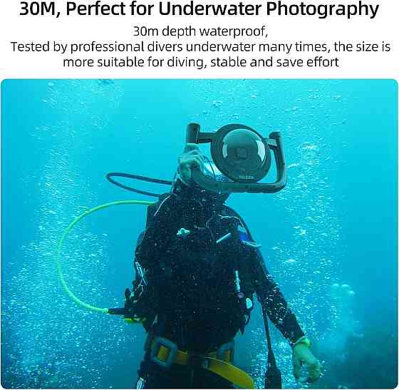 Аквабокс GoPro Hero 12/11/10/9 Водонепроникний бокс кейс корпус для екшн камери для дайвінгу плаванн Київ