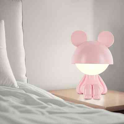 Нічник Kite Світильник LED з акумулятором Cute Mouse, рожевий (K25-316-2-2) Вінниця