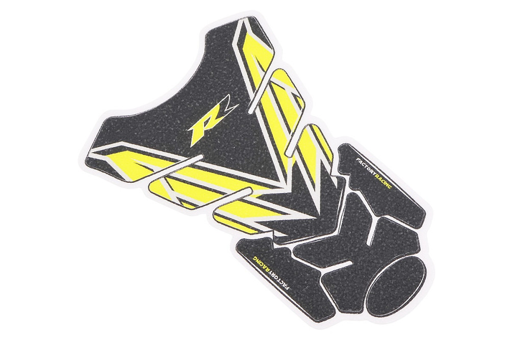 Наклейка захисна на паливний бак "RACING" жовто-чорний Бершадь - изображение 1