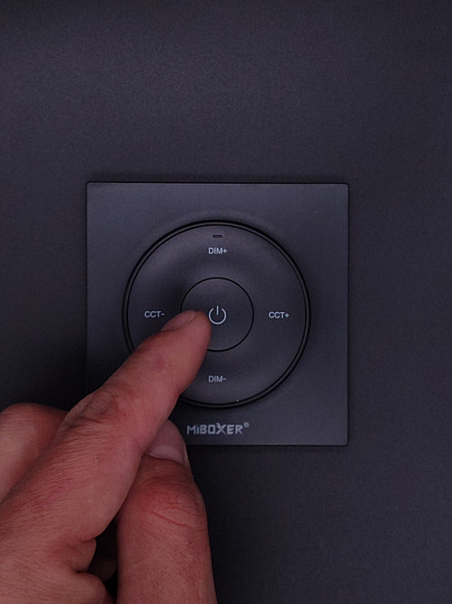 Milight K2-B Панель керування смарт Мілайт бездротова чорна 1 зона 2.4G Київ - фото 3