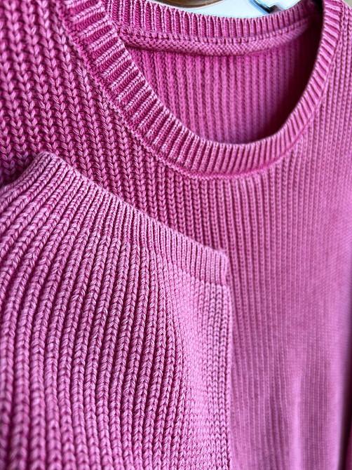Светр жіночий A-N 875 варка в'язка оверсайз one size, рожевий, one size Київ - фото 15