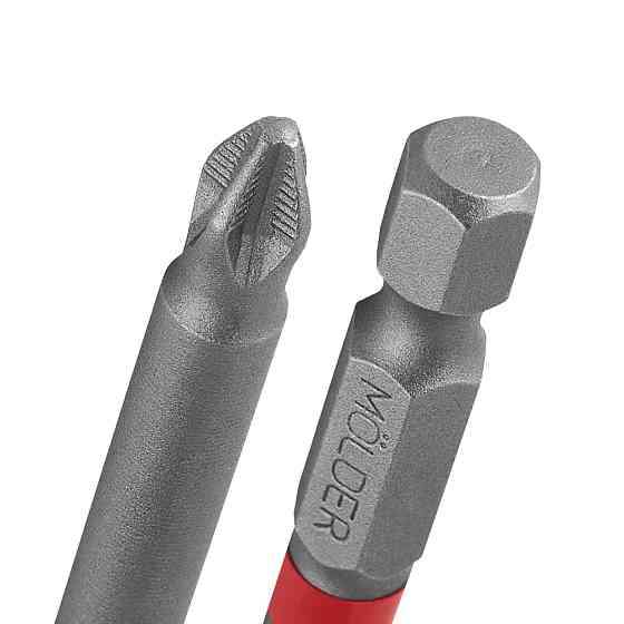 Біта Molder PH2x90мм 1шт (кольорове маркування) Львів