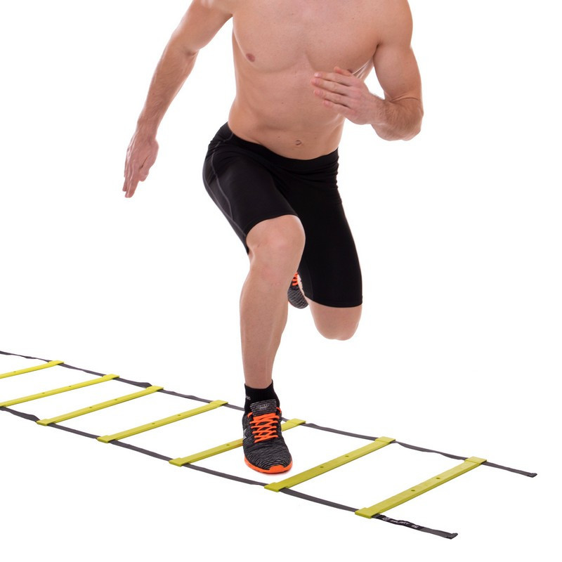 Координаційна драбина доріжка для тренування швидкості Zelart 2565 довжина 6 м Київ - фото 10