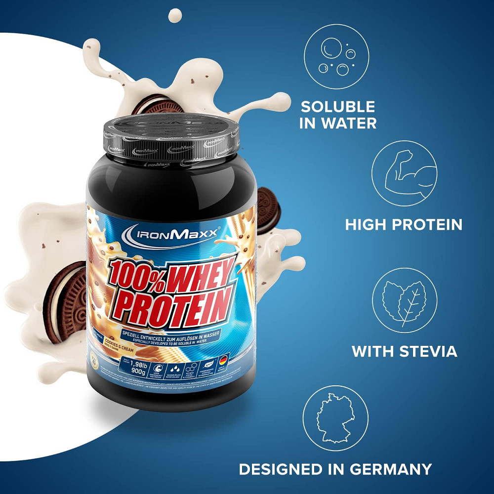 100 % Whey Protein 900g (Cookie's & Cream) Луцк - изображение 4