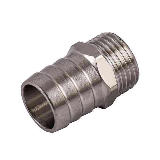 Штуцер 1/2″Н 20мм нержавеющий SU3J2S OPTIMUM (000031546) Киев