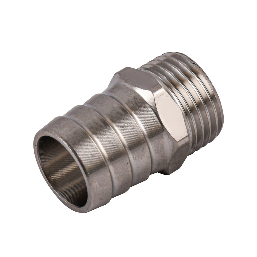 Штуцер 1/2″Н 20мм нержавеющий SU3J2S OPTIMUM (000031546) Киев - изображение 2