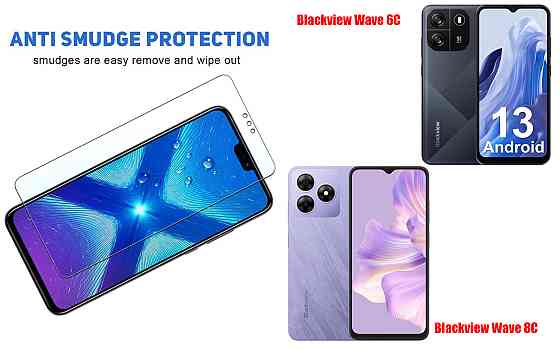 Захисне скло NeoGlass для Blackview Wave 6C, Wave 8C – надпрозоре та стійке Київ