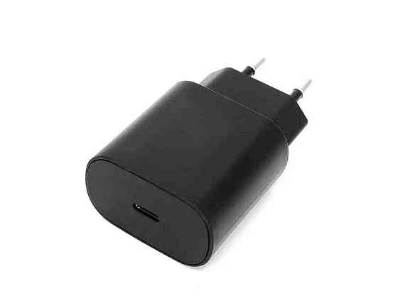 Мережевий зарядний пристрій PD Type-C S style PD25W (N L) чорний ТМ GERLAX Київ