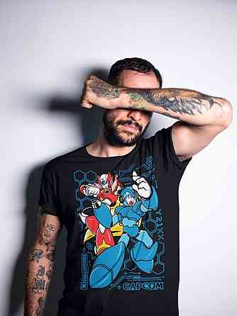 Футболка для хлопчика з аніме принтом Мега Відео Гаме оверсайз (зріст від 165 до 180) Чорний AnimeJ0180m Дніпро