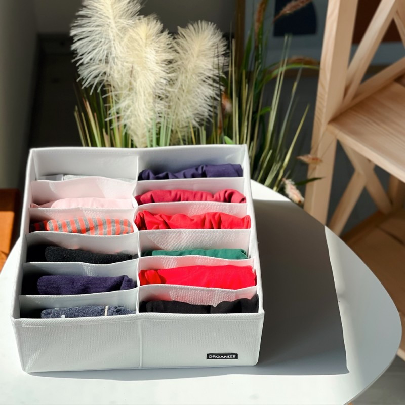 Двойной органайзер для белья WHK001 (Белый) Сумы - изображение 1