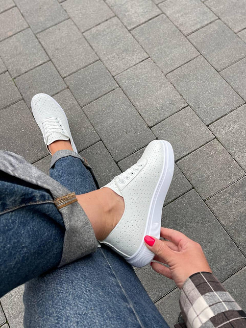 L.Fairy Мокасини жіночі L.Fairy -2 білі (весна-літо, еко-шкіра) (5858) 37 Коломия - фото 8