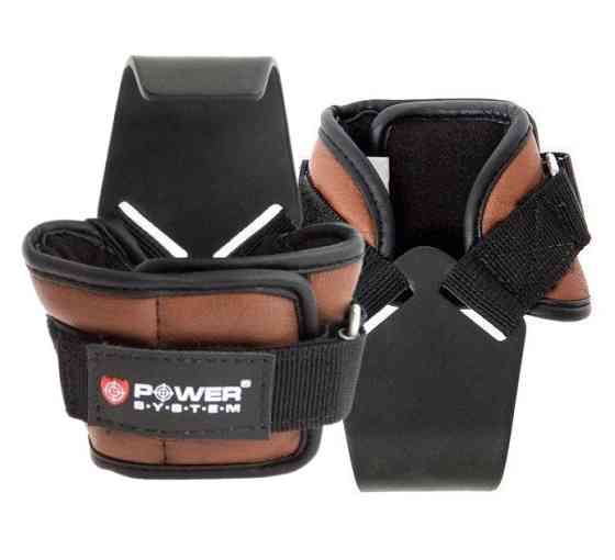 Гаки для тяги на зап'ястя Power System PS-3300 Hooks Brown XL Кам'янське