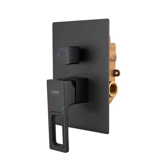 Встраиваемая душевая система со смесителем Koer KB-66009-05 (Цвет черный) (KR3509) Киев