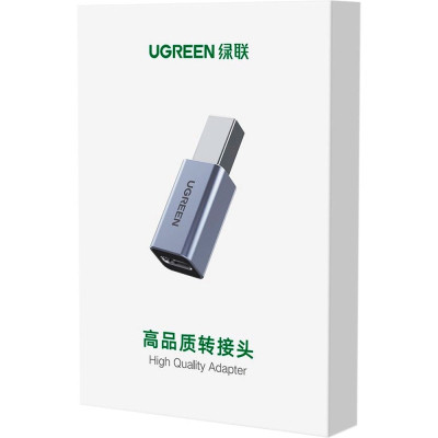 Переходник USB-C F to USB 2.0 BM US382 gray Ugreen (20120) Винница - изображение 4